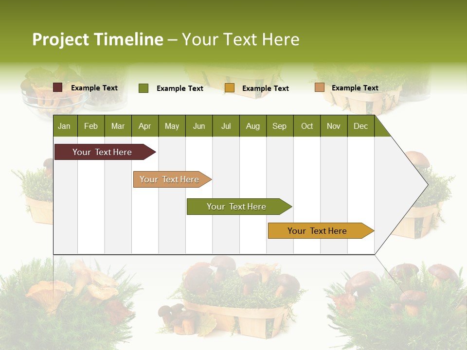 Yellow Grass Bouquet PowerPoint Template