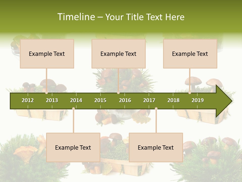 Yellow Grass Bouquet PowerPoint Template