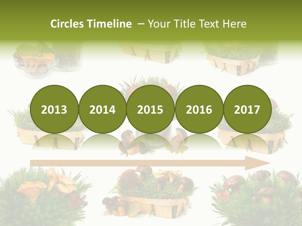 Yellow Grass Bouquet PowerPoint Template