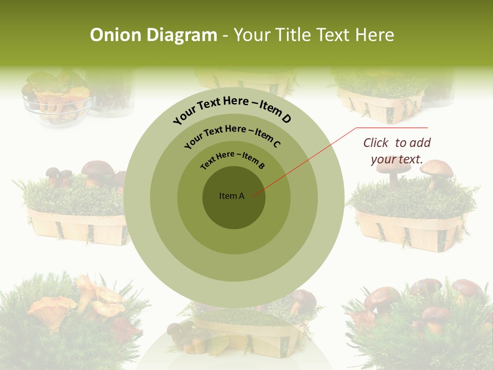 Yellow Grass Bouquet PowerPoint Template