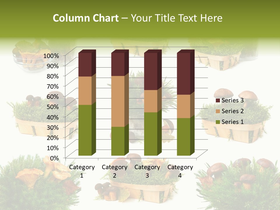 Yellow Grass Bouquet PowerPoint Template