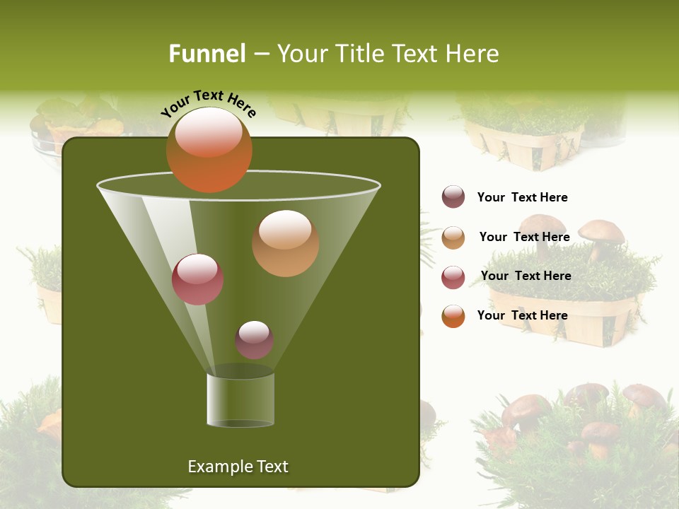 Yellow Grass Bouquet PowerPoint Template