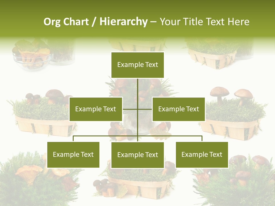 Yellow Grass Bouquet PowerPoint Template