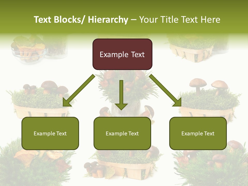 Yellow Grass Bouquet PowerPoint Template