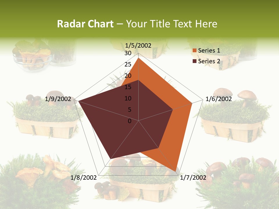 Yellow Grass Bouquet PowerPoint Template