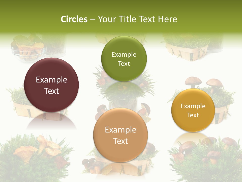 Yellow Grass Bouquet PowerPoint Template