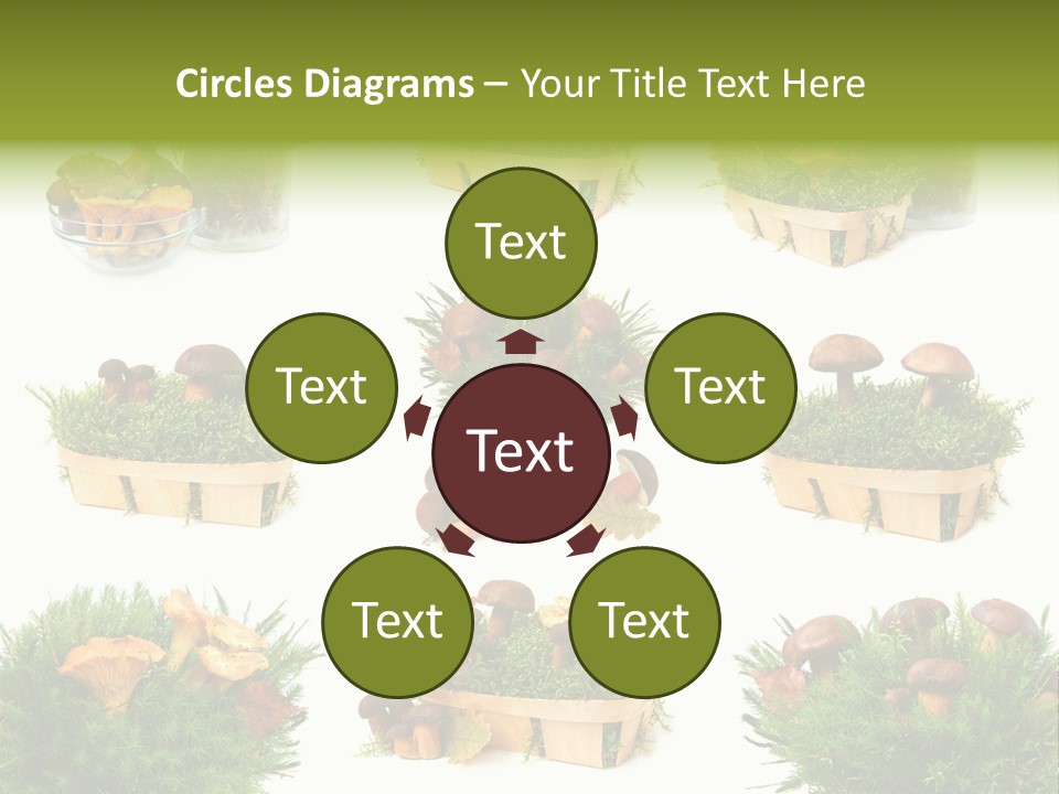 Yellow Grass Bouquet PowerPoint Template