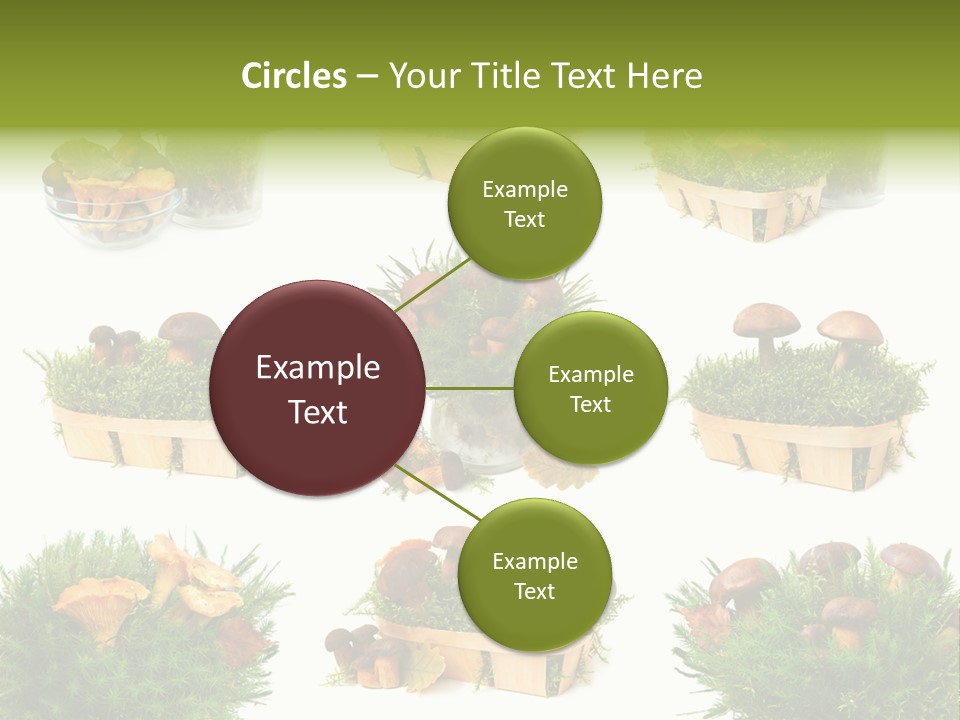 Yellow Grass Bouquet PowerPoint Template