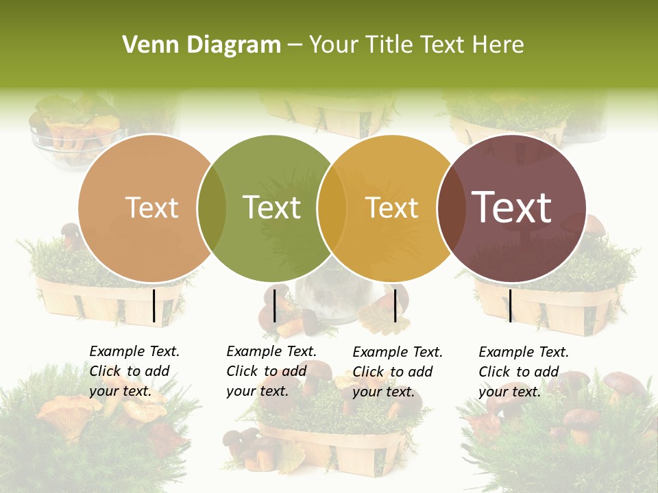 Yellow Grass Bouquet PowerPoint Template