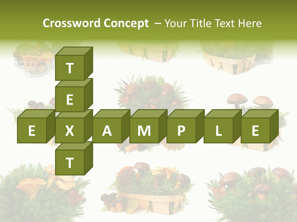 Yellow Grass Bouquet PowerPoint Template