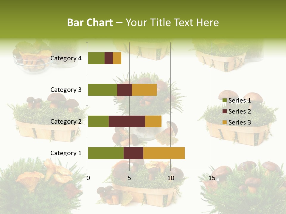 Yellow Grass Bouquet PowerPoint Template