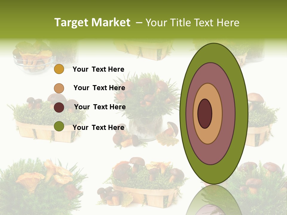 Yellow Grass Bouquet PowerPoint Template