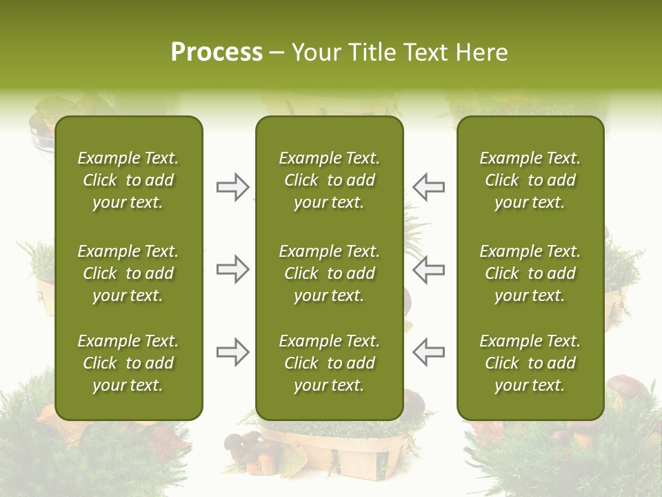 Yellow Grass Bouquet PowerPoint Template