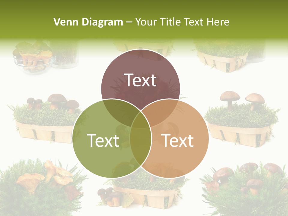 Yellow Grass Bouquet PowerPoint Template