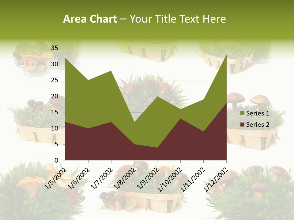 Yellow Grass Bouquet PowerPoint Template