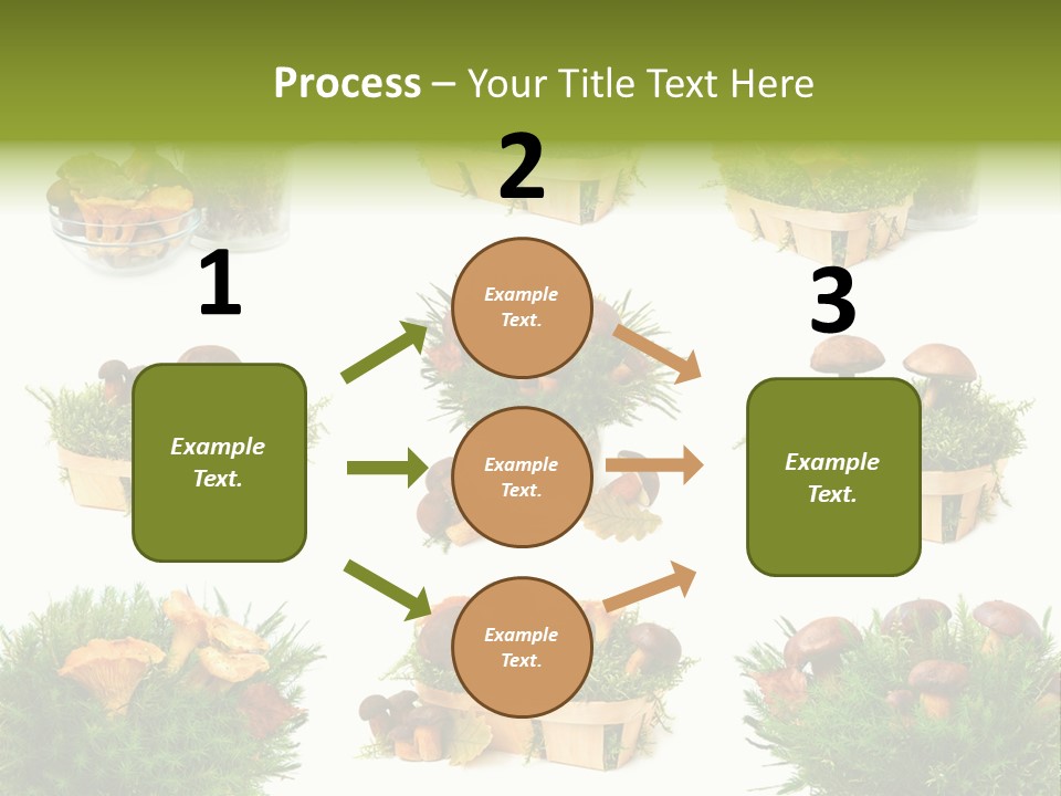 Yellow Grass Bouquet PowerPoint Template