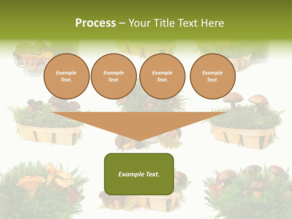 Yellow Grass Bouquet PowerPoint Template