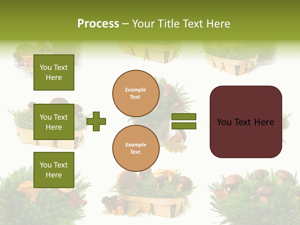 Yellow Grass Bouquet PowerPoint Template