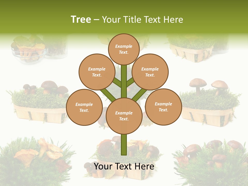 Yellow Grass Bouquet PowerPoint Template