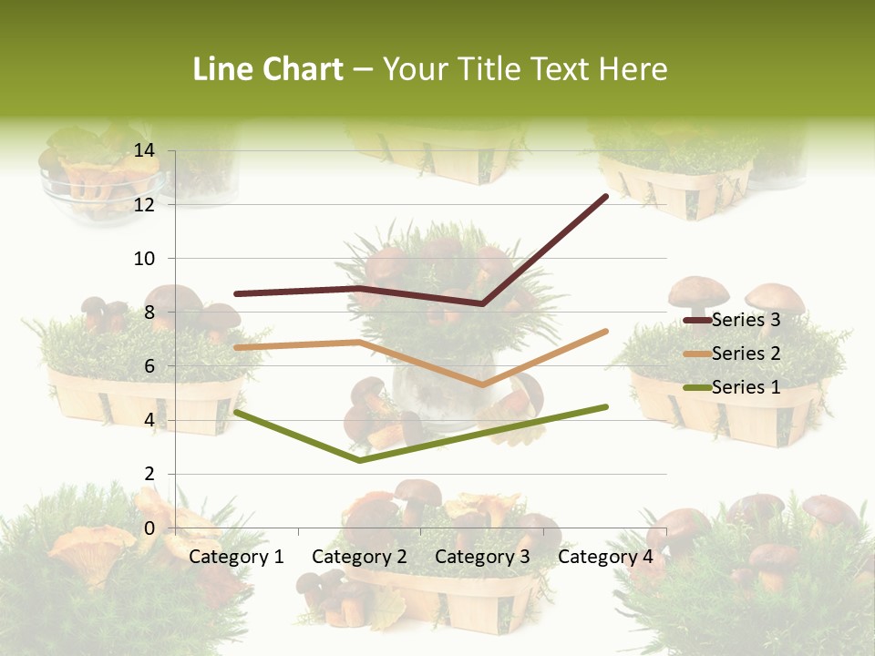 Yellow Grass Bouquet PowerPoint Template