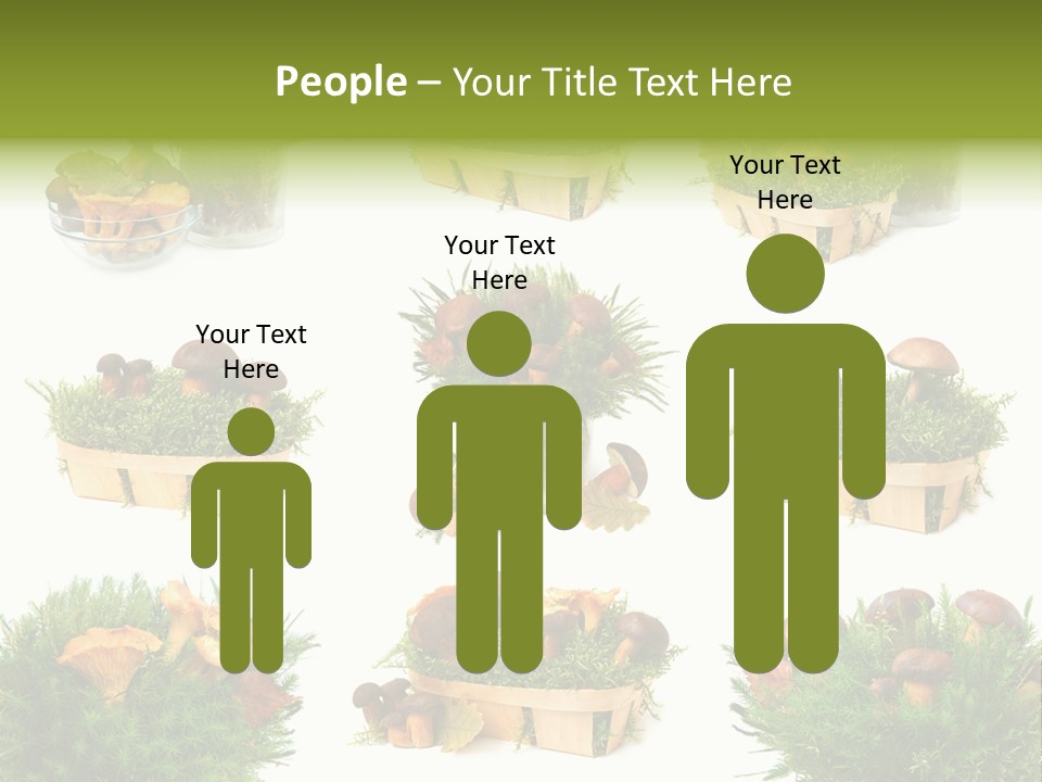 Yellow Grass Bouquet PowerPoint Template