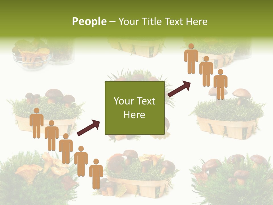 Yellow Grass Bouquet PowerPoint Template