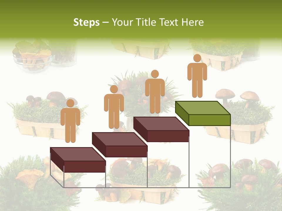 Yellow Grass Bouquet PowerPoint Template