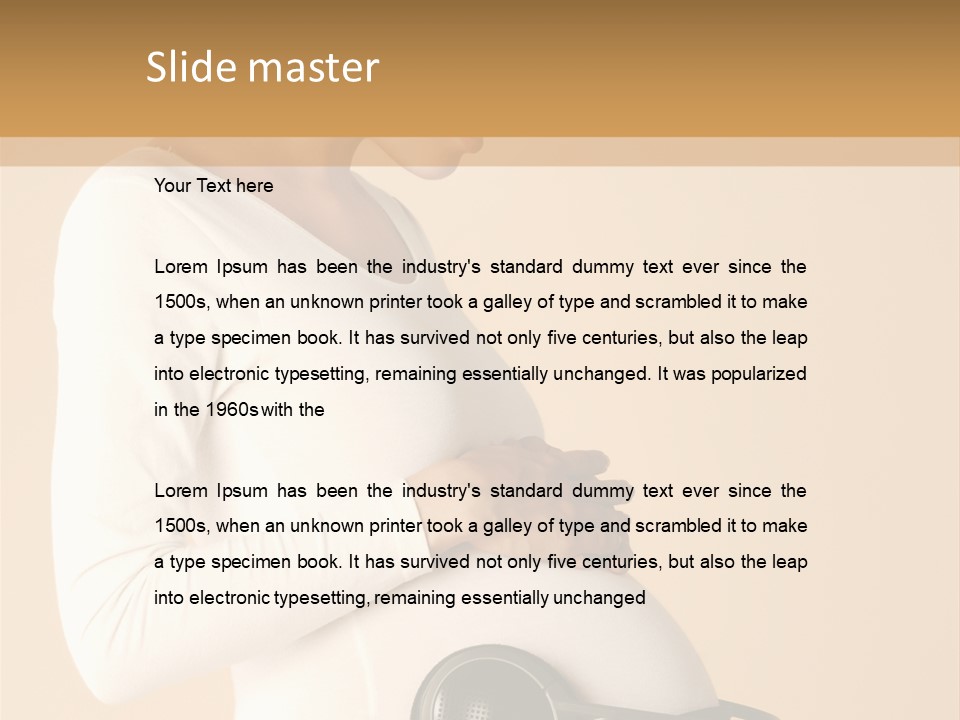 Female Beautiful Parent PowerPoint Template