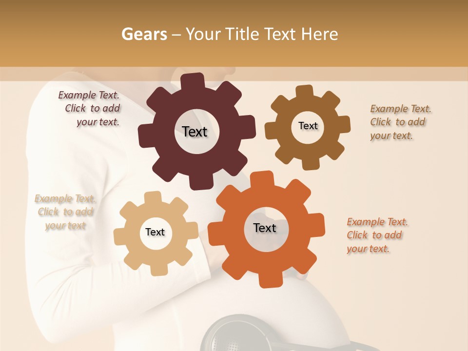 Female Beautiful Parent PowerPoint Template