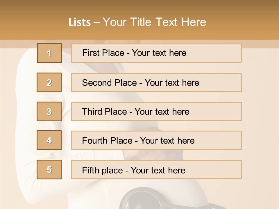 Female Beautiful Parent PowerPoint Template