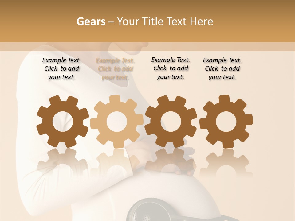 Female Beautiful Parent PowerPoint Template