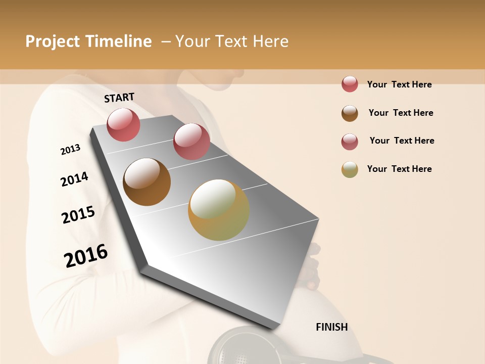 Female Beautiful Parent PowerPoint Template