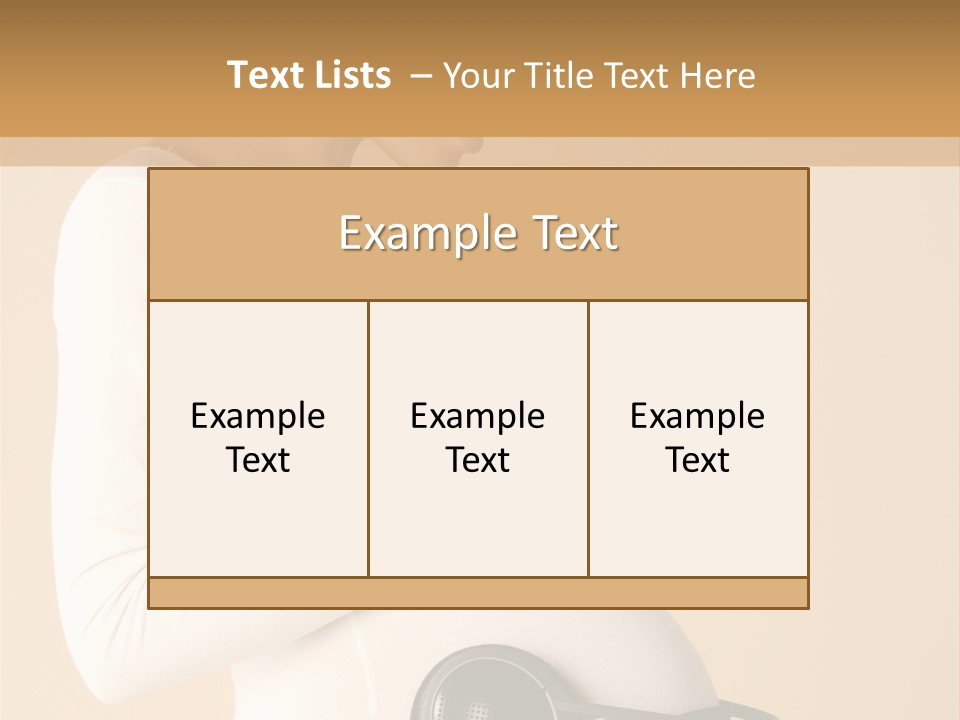 Female Beautiful Parent PowerPoint Template