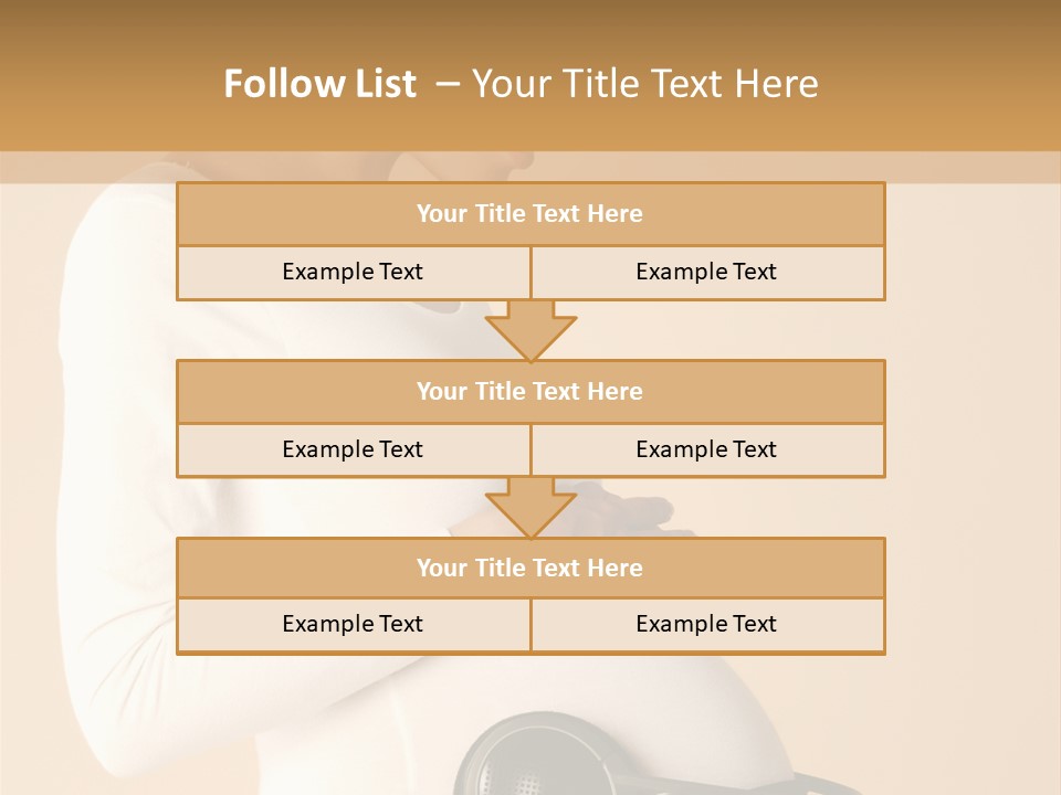 Female Beautiful Parent PowerPoint Template