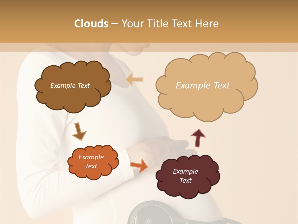 Female Beautiful Parent PowerPoint Template