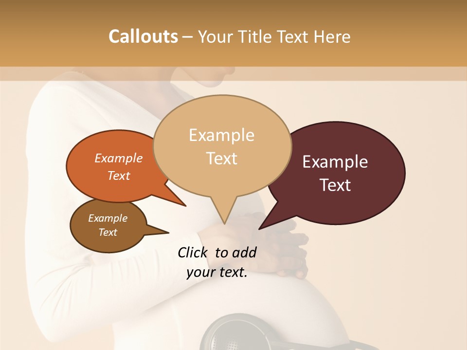 Female Beautiful Parent PowerPoint Template