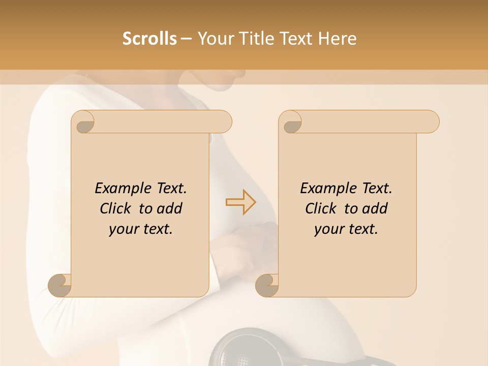 Female Beautiful Parent PowerPoint Template