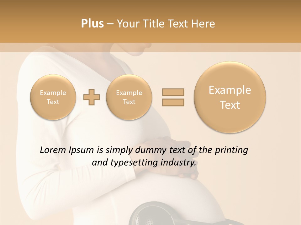 Female Beautiful Parent PowerPoint Template