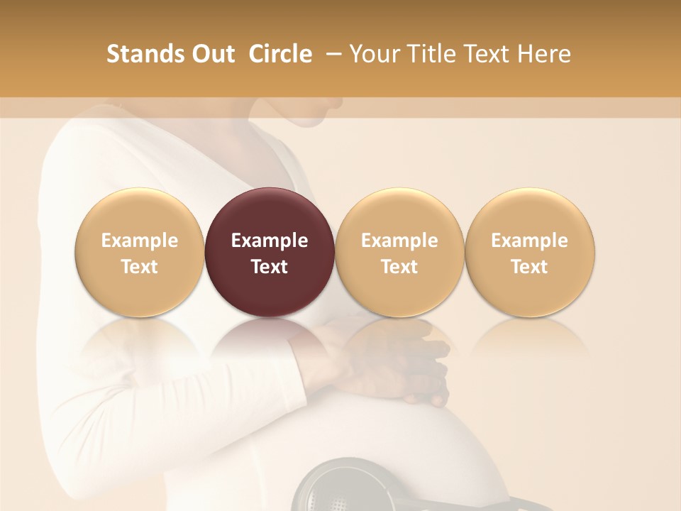 Female Beautiful Parent PowerPoint Template