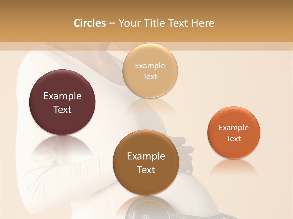 Female Beautiful Parent PowerPoint Template