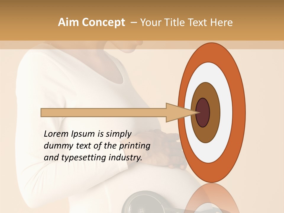 Female Beautiful Parent PowerPoint Template