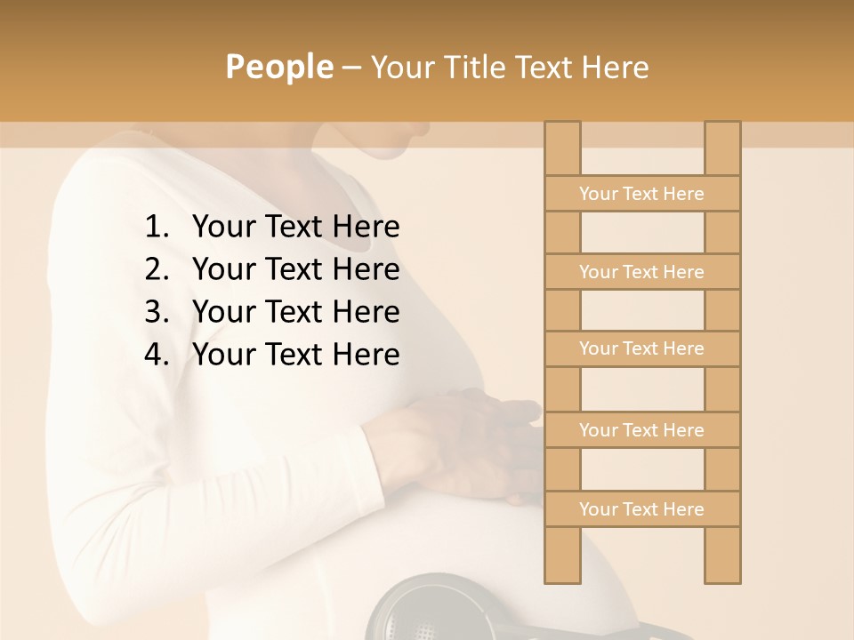 Female Beautiful Parent PowerPoint Template