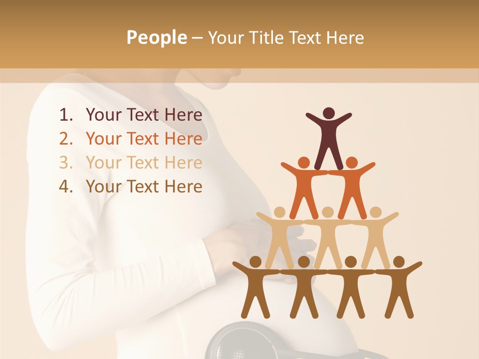 Female Beautiful Parent PowerPoint Template