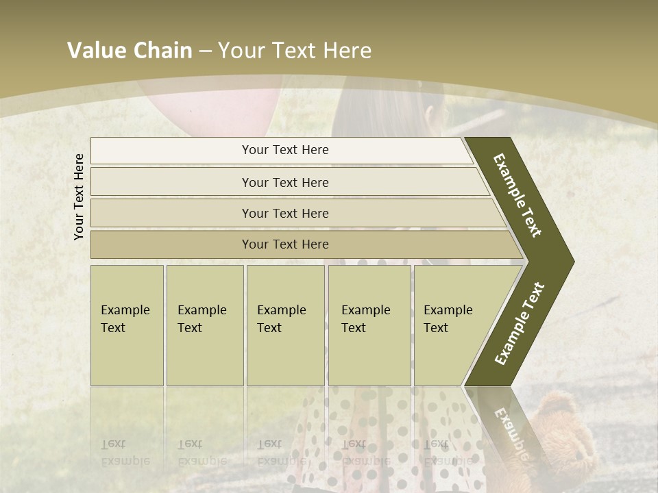 Child With Teddy Bear PowerPoint Template