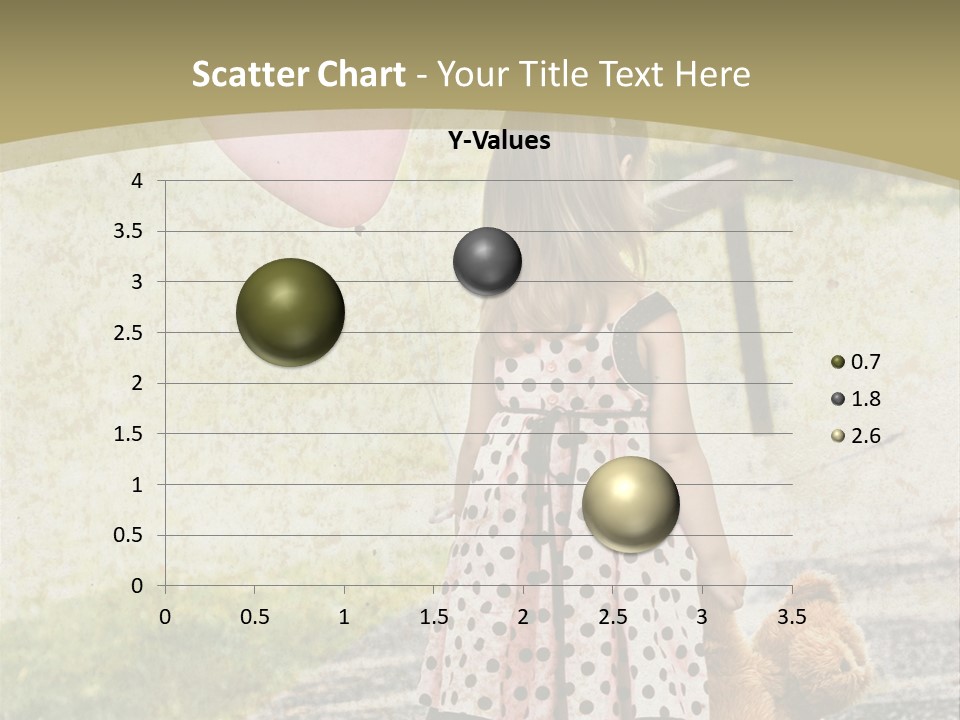 Child With Teddy Bear PowerPoint Template