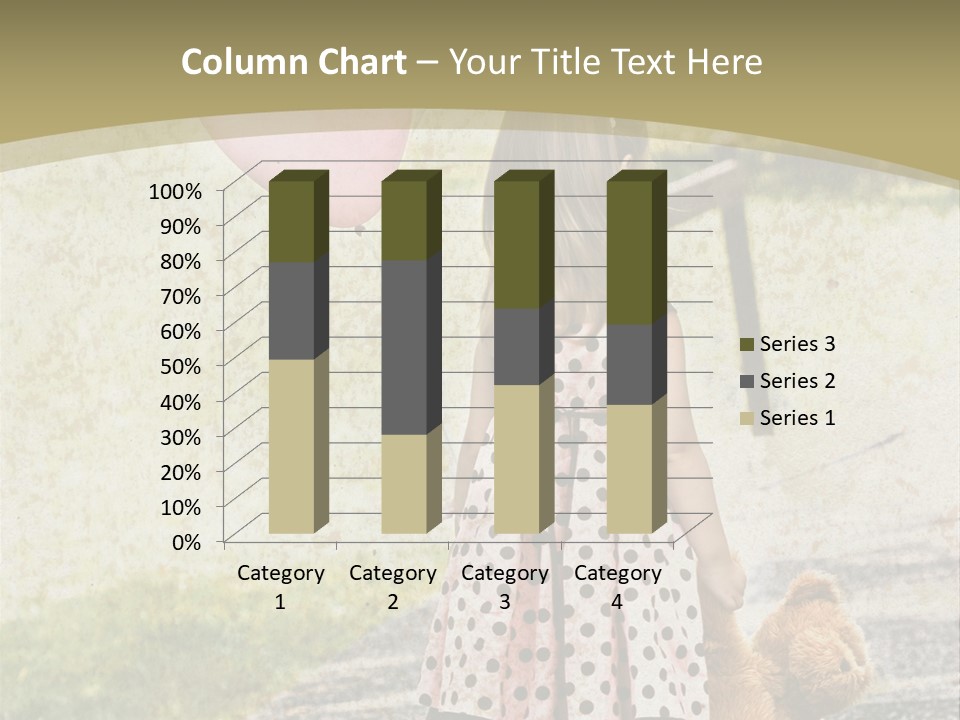 Child With Teddy Bear PowerPoint Template