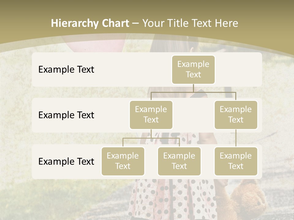 Child With Teddy Bear PowerPoint Template