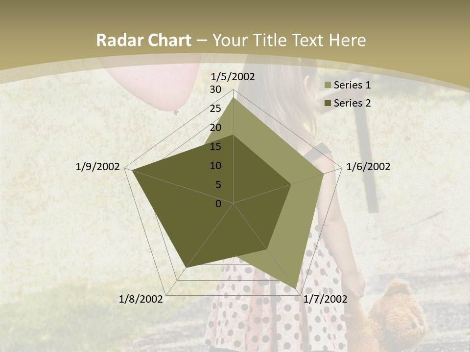 Child With Teddy Bear PowerPoint Template