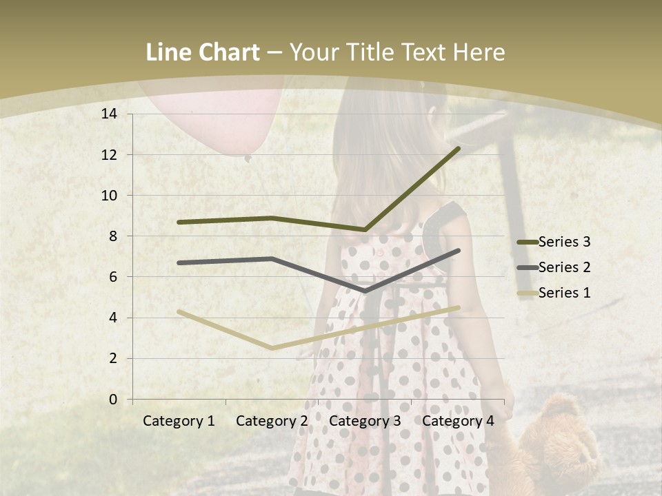 Child With Teddy Bear PowerPoint Template