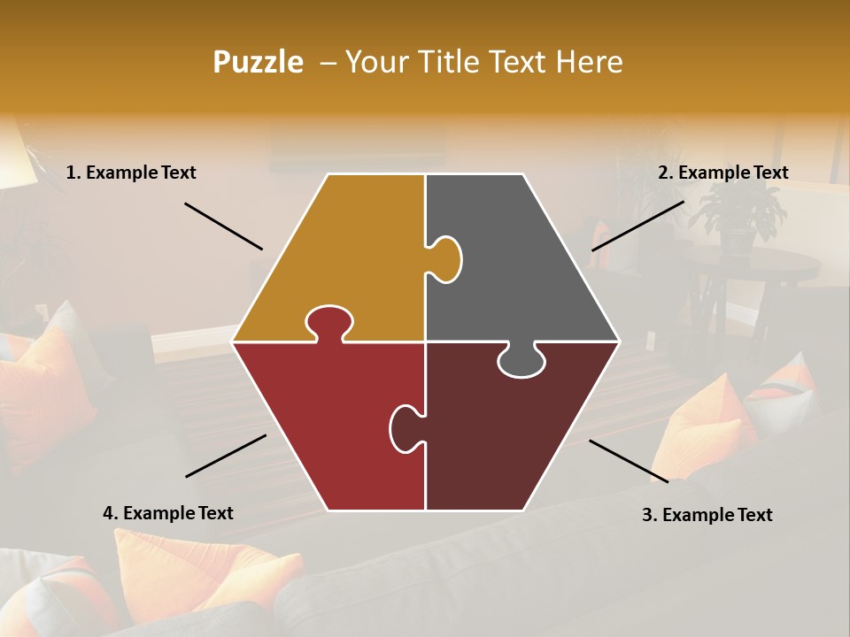 Living Room Furniture Designs PowerPoint Template